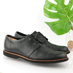 Timberland Mens Stormbuck Lite Oxford Size 13 Black Leather Plain Toe Comfy Shoe